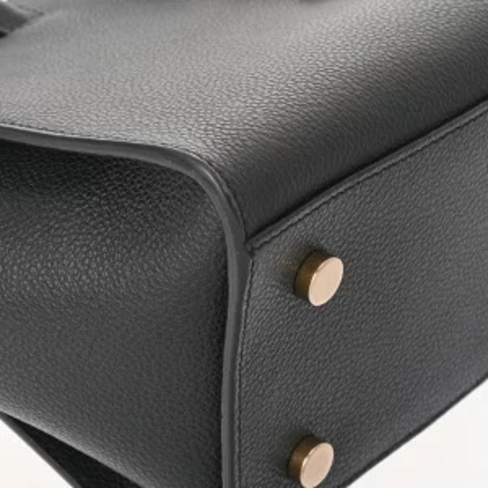 Saint Laurent Downtown Baby Bag Black Grain Leather Handbag - Picture 6 of 9